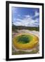 Morning Glory Pool, Upper Geyser Basin, Yellowstone Nat'l Park, UNESCO Site, Wyoming, USA-Peter Barritt-Framed Photographic Print