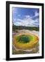 Morning Glory Pool, Upper Geyser Basin, Yellowstone Nat'l Park, UNESCO Site, Wyoming, USA-Peter Barritt-Framed Photographic Print