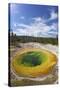 Morning Glory Pool, Upper Geyser Basin, Yellowstone Nat'l Park, UNESCO Site, Wyoming, USA-Peter Barritt-Stretched Canvas