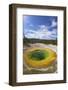 Morning Glory Pool, Upper Geyser Basin, Yellowstone Nat'l Park, UNESCO Site, Wyoming, USA-Peter Barritt-Framed Photographic Print