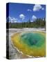 Morning Glory Pool, Upper Geyser Basin, Yellowstone National Park, Wyoming, USA-Neale Clarke-Stretched Canvas