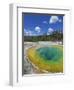 Morning Glory Pool, Upper Geyser Basin, Yellowstone National Park, Wyoming, USA-Neale Clarke-Framed Photographic Print