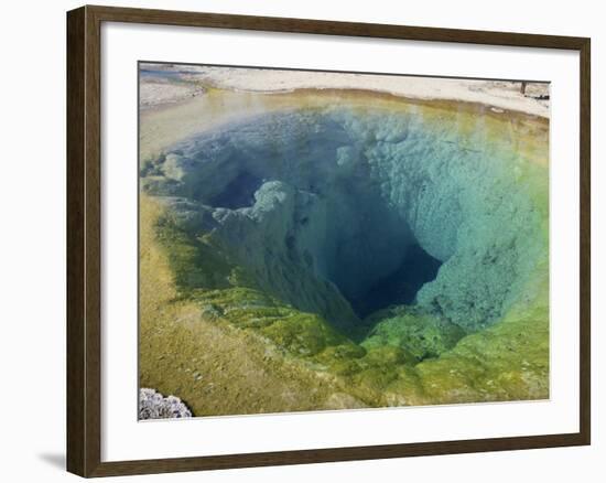 Morning Glory Pool, Yellowstone National Park, UNESCO World Heritage Site, Wyoming, USA-Pottage Julian-Framed Photographic Print