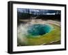 Morning Glory Pool, Yellowstone National Park, Wyoming, USA-Carol Polich-Framed Premium Photographic Print