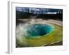 Morning Glory Pool, Yellowstone National Park, Wyoming, USA-Carol Polich-Framed Photographic Print