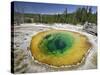 Morning Glory Pool, Yellowstone National Park, Wyoming, USA-Michele Falzone-Stretched Canvas