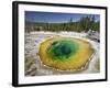 Morning Glory Pool, Yellowstone National Park, Wyoming, USA-Michele Falzone-Framed Photographic Print