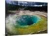 Morning Glory Pool, Yellowstone National Park, Wyoming, USA-Carol Polich-Stretched Canvas