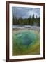 Morning Glory Pool, Yellowstone National Park.-Alan Majchrowicz-Framed Photographic Print