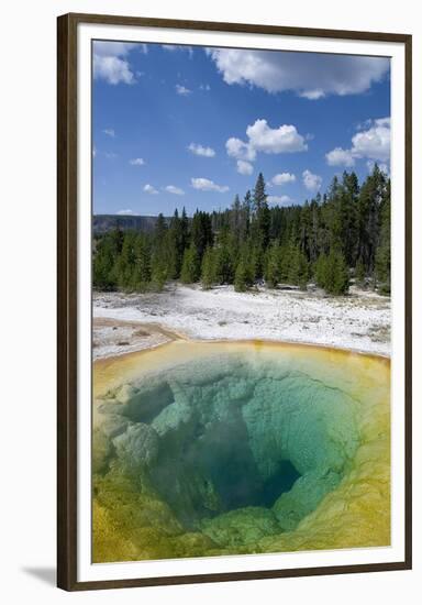 Morning Glory Pool Yellowstone-null-Framed Premium Giclee Print