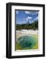 Morning Glory Pool Yellowstone-null-Framed Art Print