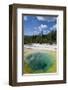 Morning Glory Pool Yellowstone-null-Framed Art Print