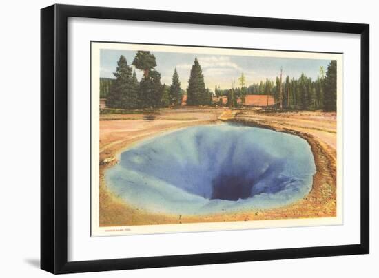 Morning Glory Pool, Yellowstone-null-Framed Art Print