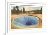 Morning Glory Pool, Yellowstone-null-Framed Art Print