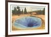 Morning Glory Pool, Yellowstone-null-Framed Art Print