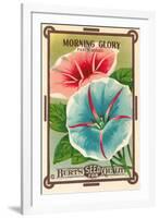 Morning Glory Seed Packet-null-Framed Art Print