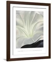 Morning Glory with Black, 1926-Georgia O'Keeffe-Framed Art Print