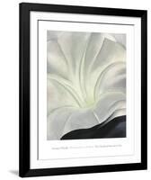 Morning Glory with Black, 1926-Georgia O'Keeffe-Framed Art Print