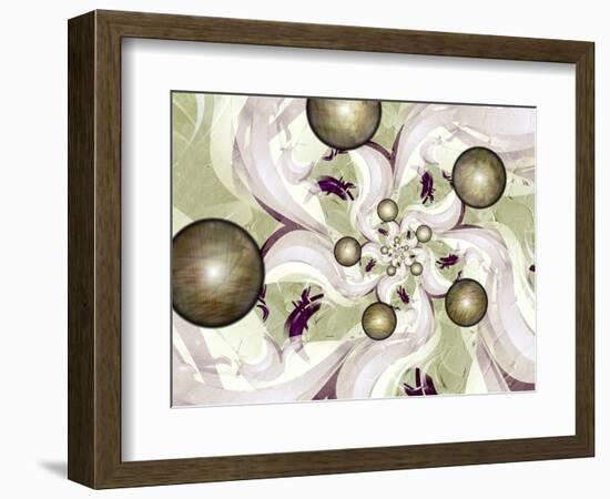 Morning Glory-Fractalicious-Framed Premium Giclee Print