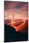 Morning Glow at Golden Gate Bridge, San Francisco-Vincent James-Mounted Photographic Print