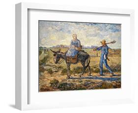 Morning, Going Out to Work, 1888-Vincent van Gogh-Framed Giclee Print