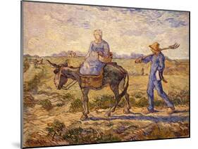 Morning: Going Out to Work, 1890-Vincent van Gogh-Mounted Giclee Print