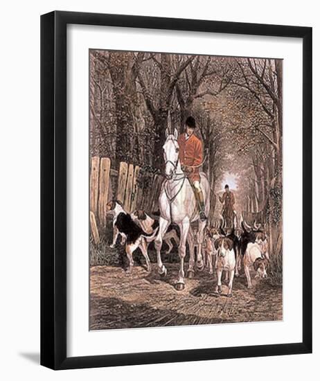 Morning Going to Cover-E^a^s^ Douglas-Framed Art Print