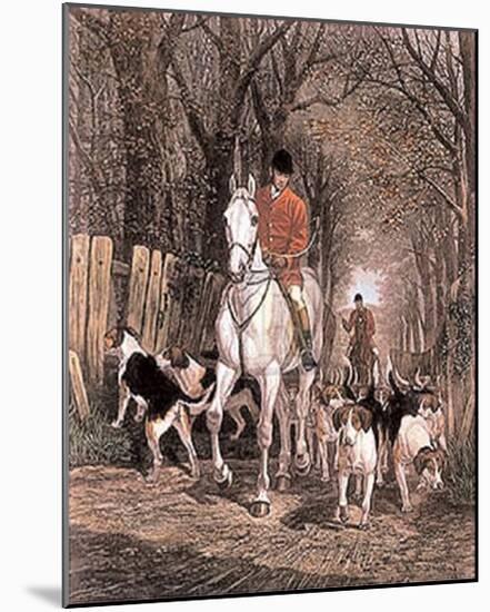 Morning Going to Cover-E^a^s^ Douglas-Mounted Art Print