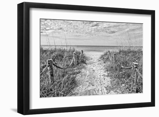 Morning Has Broken (b/w)-Mary Lou Johnson-Framed Giclee Print