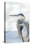 Morning Heron-Eli Jones-Stretched Canvas