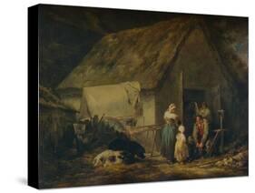 Morning, Higglers Preparing for Market, 1791-George Morland-Stretched Canvas