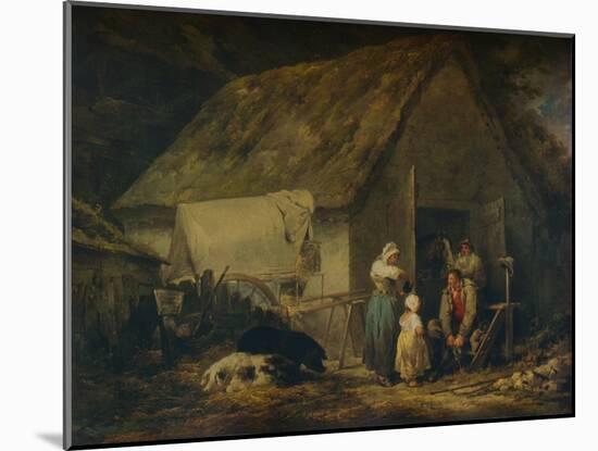 Morning, Higglers Preparing for Market, 1791-George Morland-Mounted Giclee Print