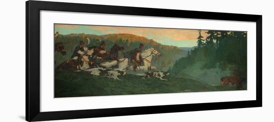 Morning Hunt of Grand Prince, 1901-Nicholas Roerich-Framed Giclee Print