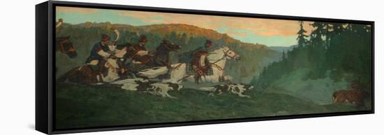 Morning Hunt of Grand Prince, 1901-Nicholas Roerich-Framed Stretched Canvas