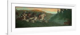 Morning Hunt of Grand Prince, 1901-Nicholas Roerich-Framed Premium Giclee Print