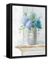 Morning Hydrangeas I-Danhui Nai-Framed Stretched Canvas