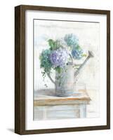 Morning Hydrangeas II-Danhui Nai-Framed Art Print