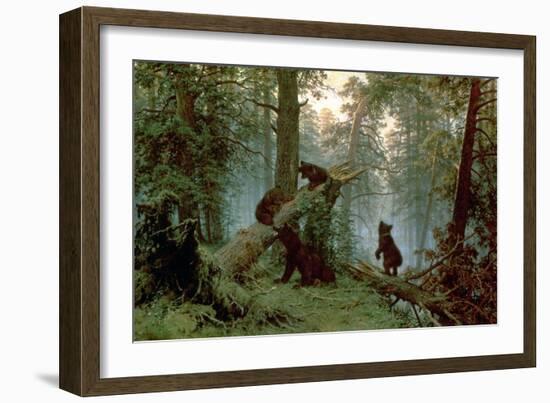 Morning in a Pine Forest, 1889-Ivan Ivanovitch Shishkin-Framed Giclee Print