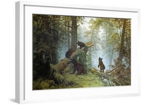 Morning in a Pine Forest, 1889-Iwan Iwanowitsch Schischkin-Framed Giclee Print