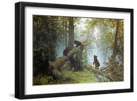 Morning in a Pine Forest, 1889-Iwan Iwanowitsch Schischkin-Framed Giclee Print