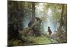 Morning in a Pine Forest, 1889-Iwan Iwanowitsch Schischkin-Mounted Giclee Print