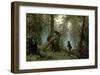 Morning In A Pine Forest-Ivan Ivanovitch Shishkin-Framed Art Print