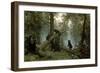 Morning in a Pine Forest-Ivan Ivanovitch Shishkin-Framed Art Print