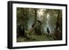 Morning in a Pine Forest-Ivan Ivanovitch Shishkin-Framed Art Print