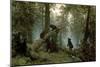 Morning in a Pine Forest-Ivan Ivanovitch Shishkin-Mounted Art Print