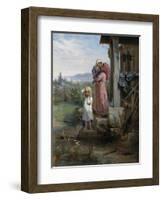 Morning in a Village, 1880S-Nikolai Andreyevich Koshelev-Framed Giclee Print