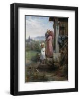 Morning in a Village, 1880S-Nikolai Andreyevich Koshelev-Framed Giclee Print