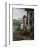 Morning in a Village, 1880S-Nikolai Andreyevich Koshelev-Framed Premium Giclee Print