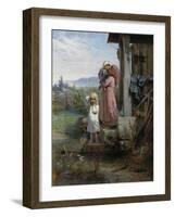 Morning in a Village, 1880S-Nikolai Andreyevich Koshelev-Framed Giclee Print