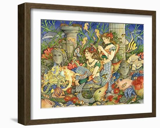 Morning in Atlantis-Linda Ravenscroft-Framed Giclee Print